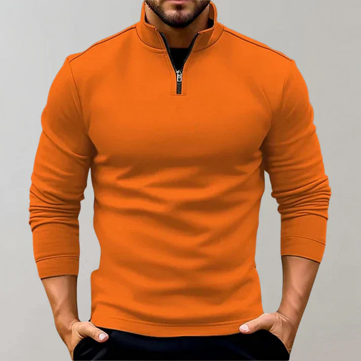 Pull col roulé zippé homme sportif Alvin