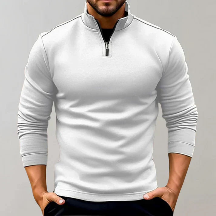 Pull col roulé zippé homme sportif Alvin
