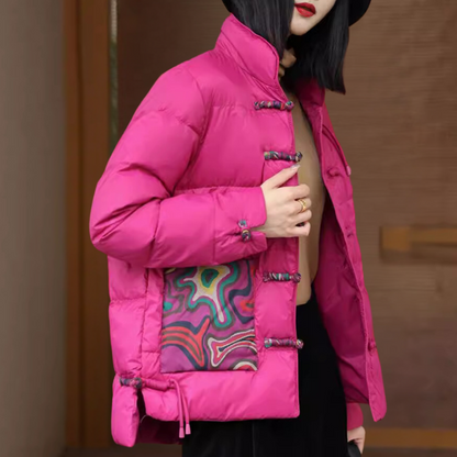 Veste d'hiver femme élégante, chaude et chic