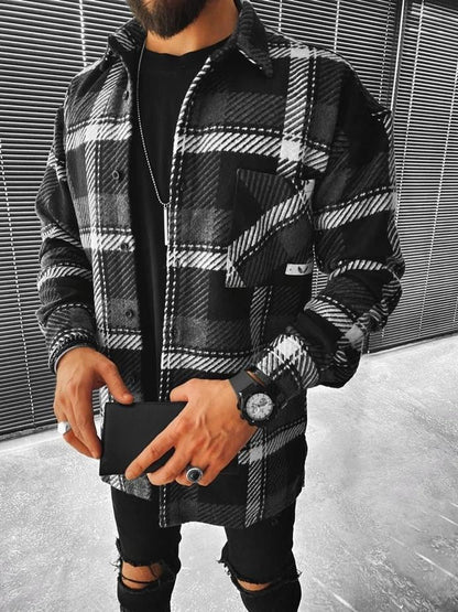 Veste polaire chaude noire Finn pour homme