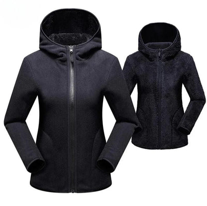 Veste polaire double face femme chaude et confortable