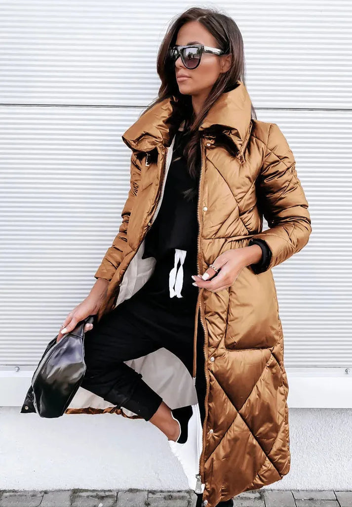 Parka matelassé chaud pour femme et homme – Veste d'hiver