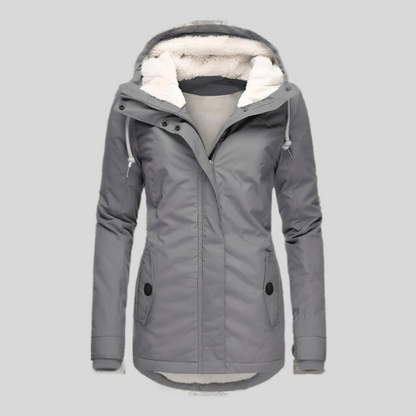 Manteau d'hiver imperméable long pour femme