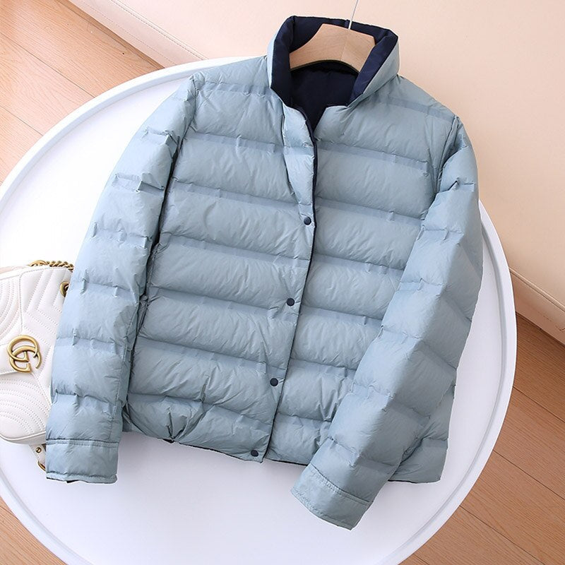 Veste slim bicolore