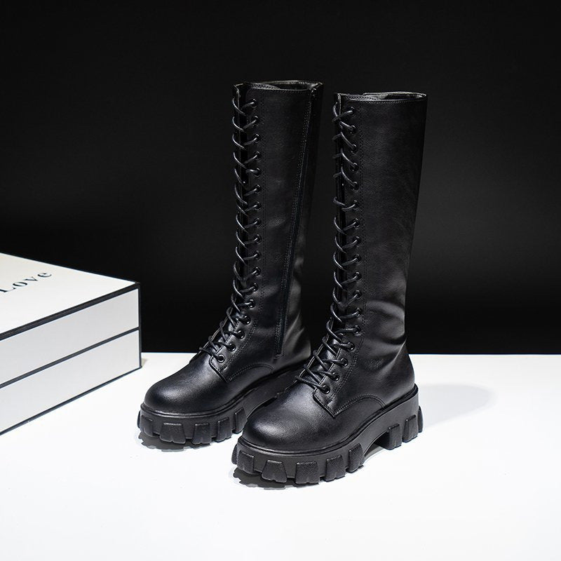 Stilvolle Damen Stiefel Kniehoch Schick - IdealeKleiden