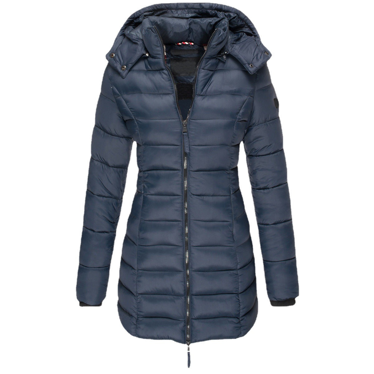 Winter Pufferjacke mit Kapuze Warm Isoliert - IdealeKleiden