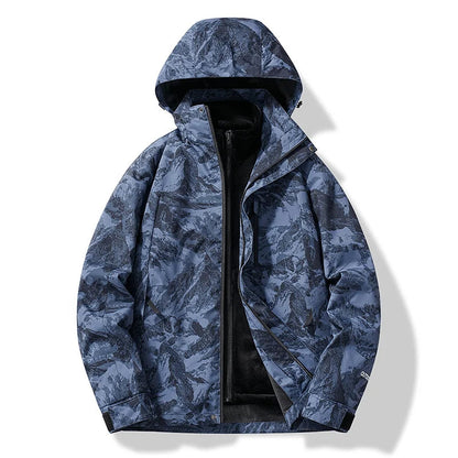 Veste femme imperméable avec capuche amovible