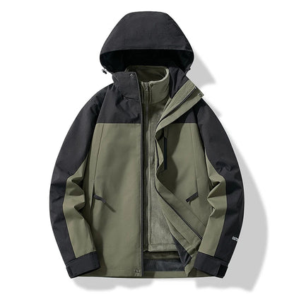 Veste femme imperméable avec capuche amovible