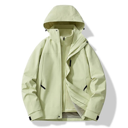 Veste femme imperméable avec capuche amovible