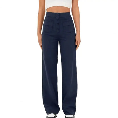 Pantalon femme élégant taille haute
