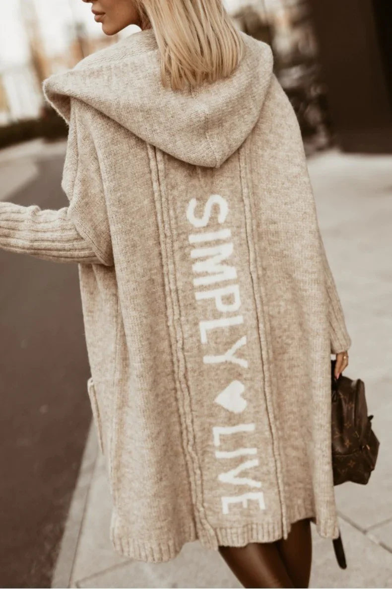 Long cardigan moderne pour femme
