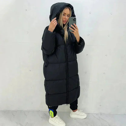 Wintermantel Damen Lang und Warm Elegant - IdealeKleiden