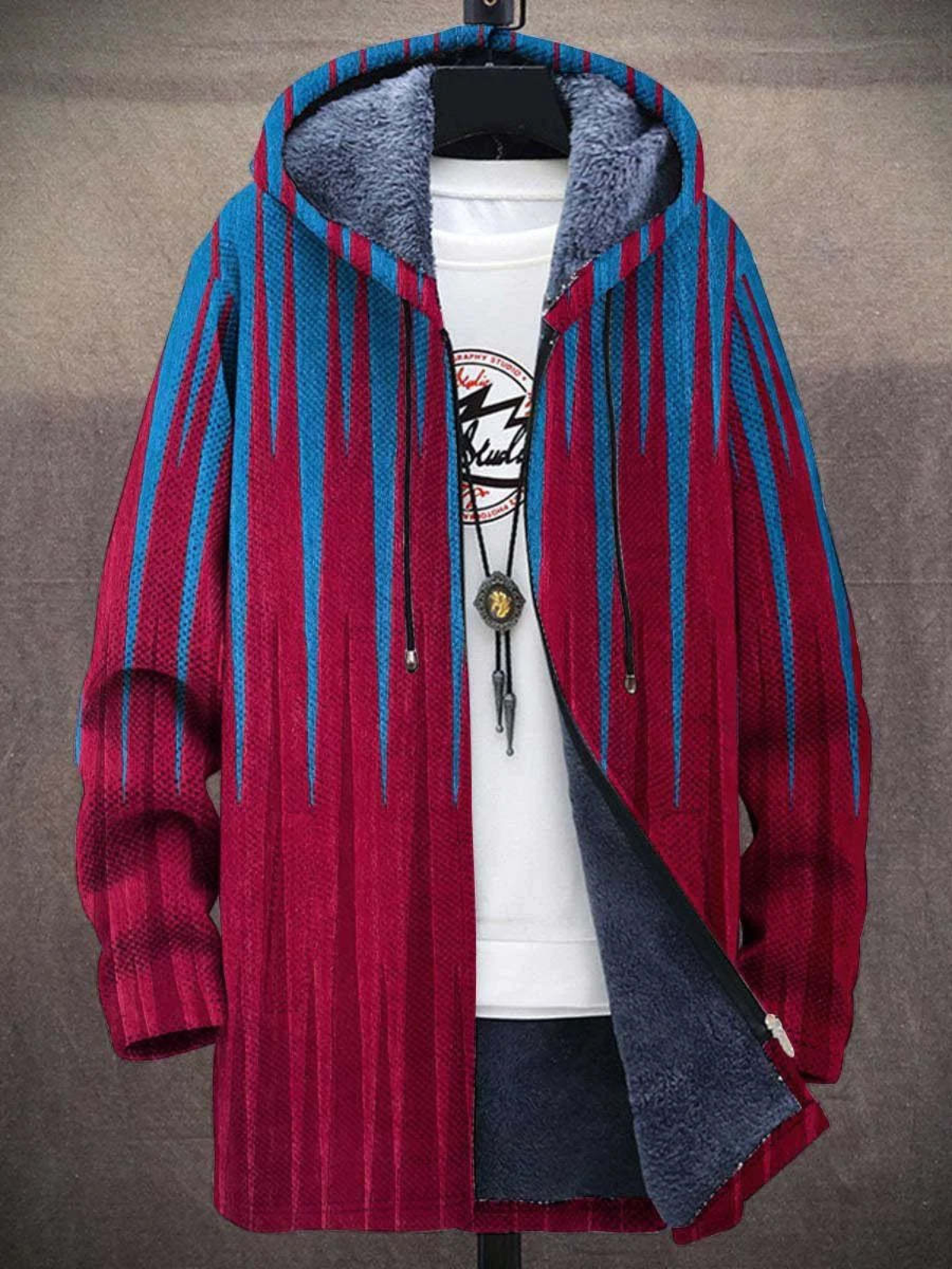 Veste streetwear unique imprimée artistiquement