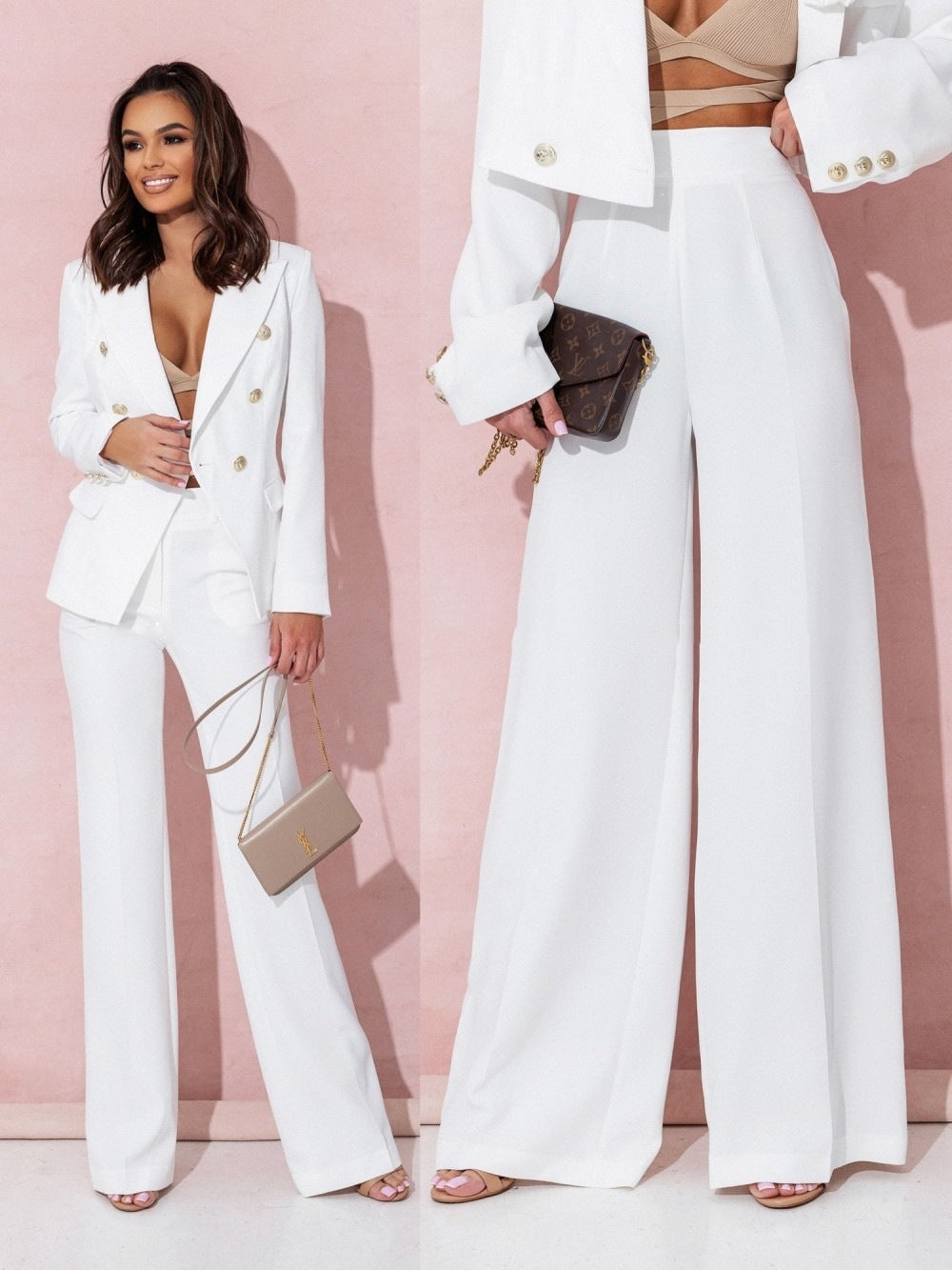 Geschäftskleidung Set Blazer Hose - IdealeKleiden