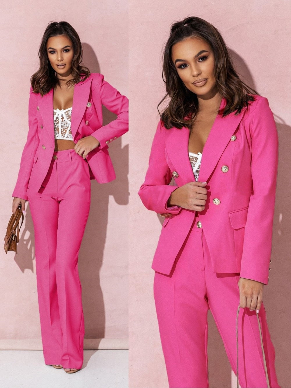 Ensemble de vêtements de travail Blazer Pantalon