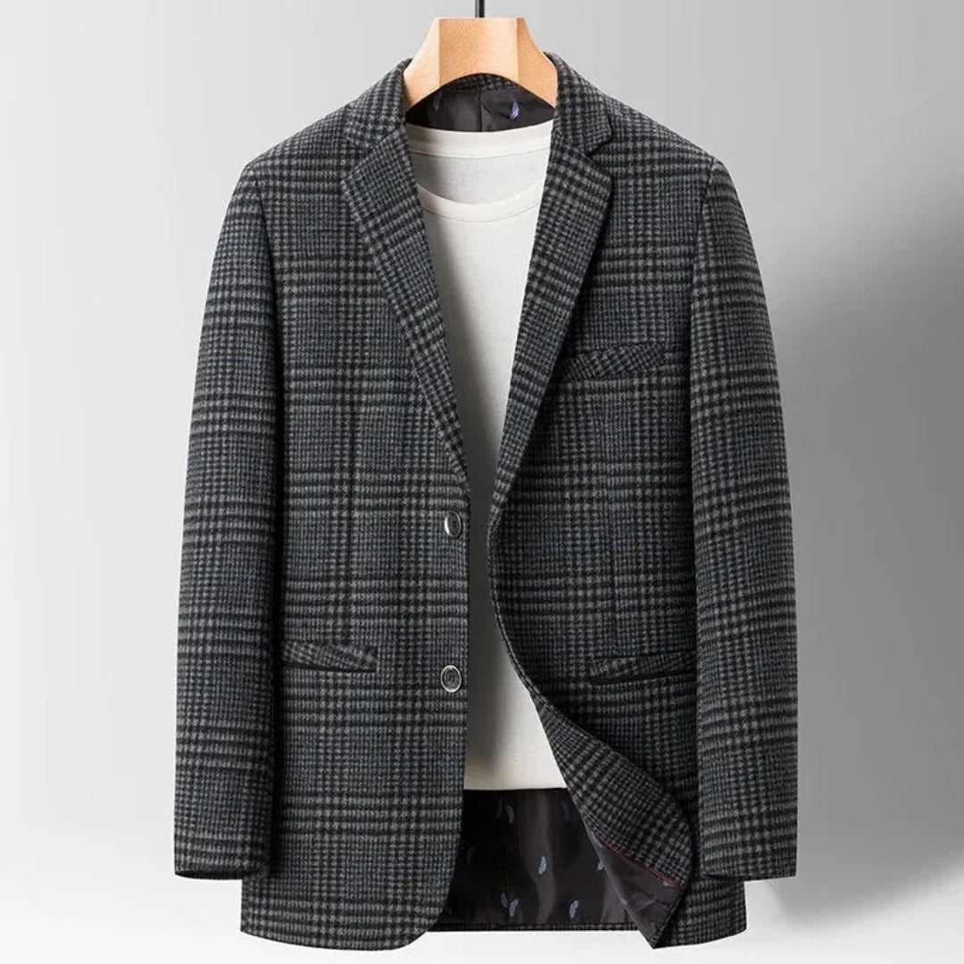 Blazer en laine pour homme élégant et moderne