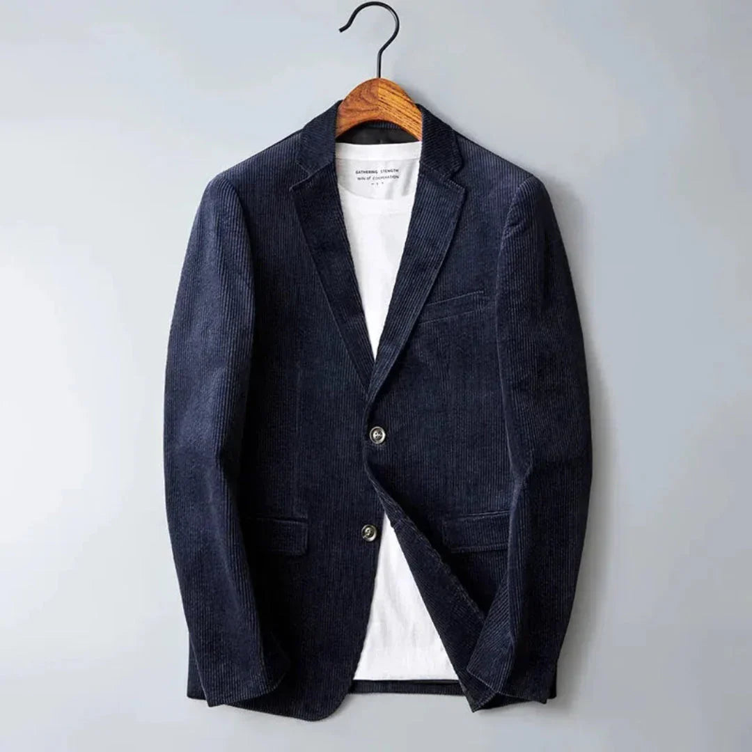 Blazer élégant en velours côtelé pour homme - Style classique