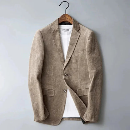 Blazer élégant en velours côtelé pour homme - Style classique