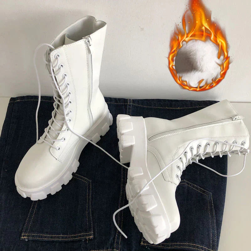 Bottes Femme Doublure Chaude Semelle Sport