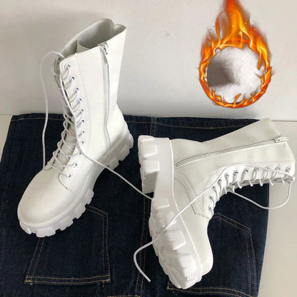 Bottes Femme Doublure Chaude Semelle Sport