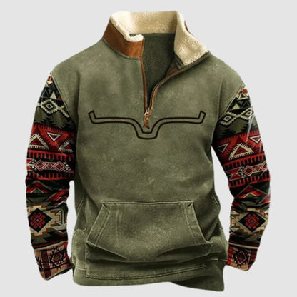 Pull pour homme style polaire vintage