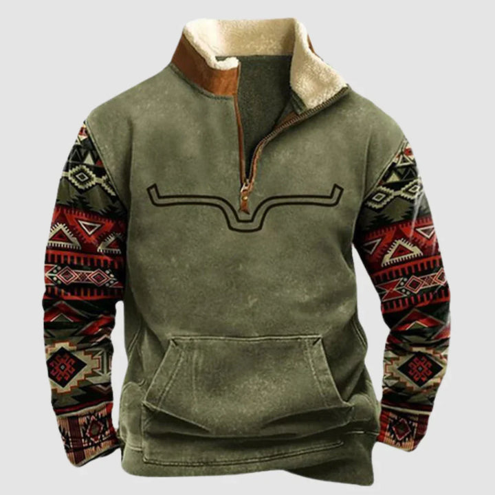 Pull pour homme style polaire vintage