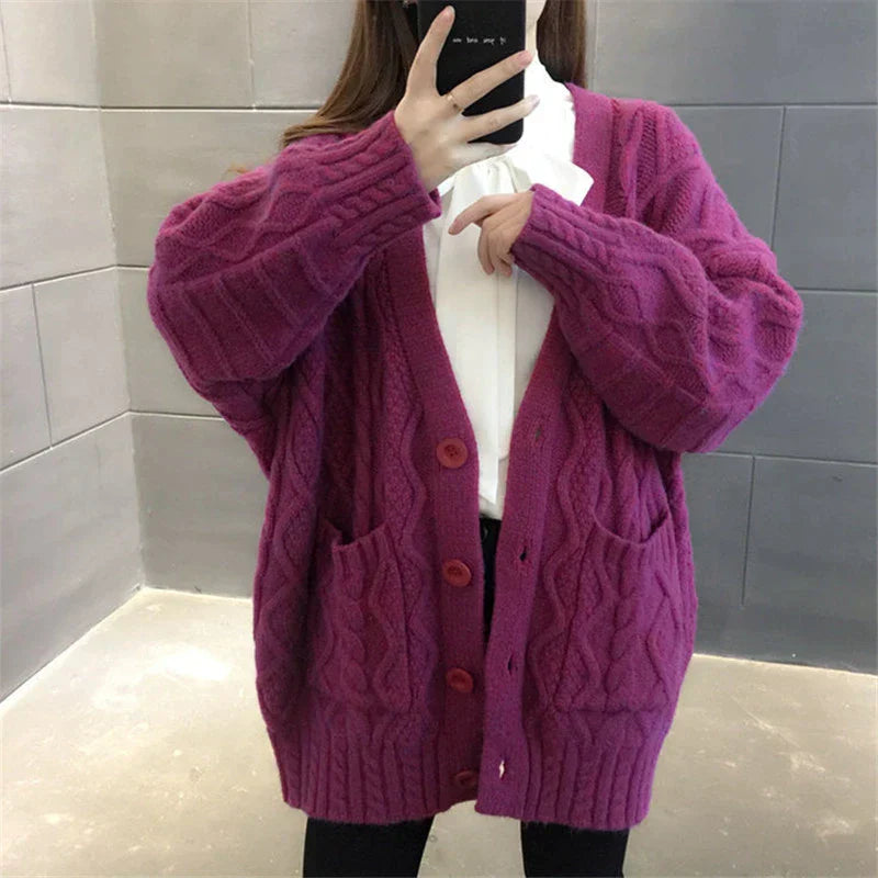 Gilet long femme chaud épais