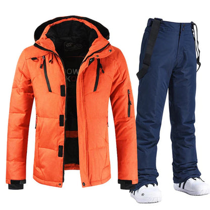 Herren Outdoor Jacken Set Warm Winter - IdealeKleiden