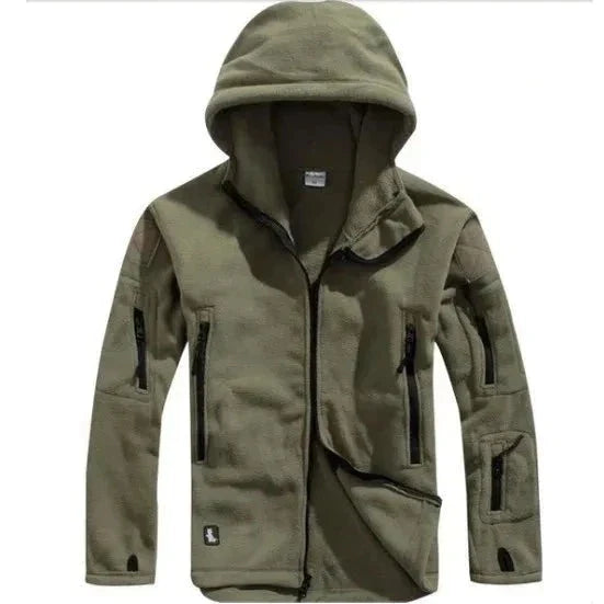 Polaire tactique noire pour homme