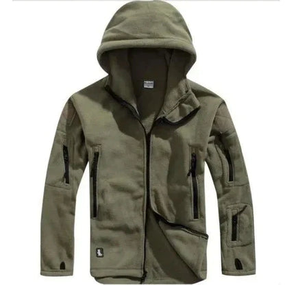 Polaire tactique noire pour homme