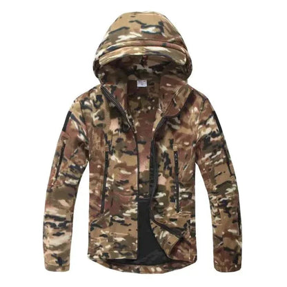 Polaire tactique noire pour homme