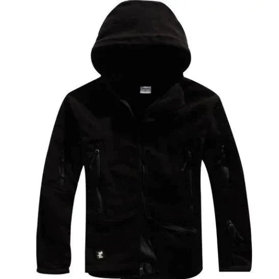 Polaire tactique noire pour homme