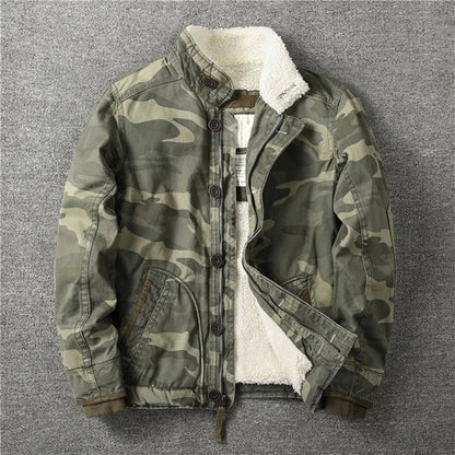 Veste d'hiver homme Camouflage Chaude