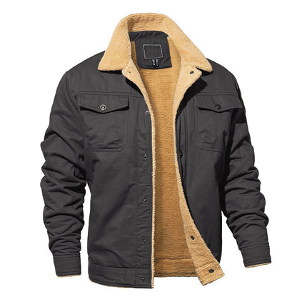 Veste polaire chaude Femme Coton Style Cargo