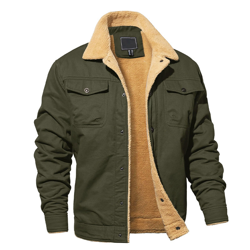 Veste polaire chaude Femme Coton Style Cargo