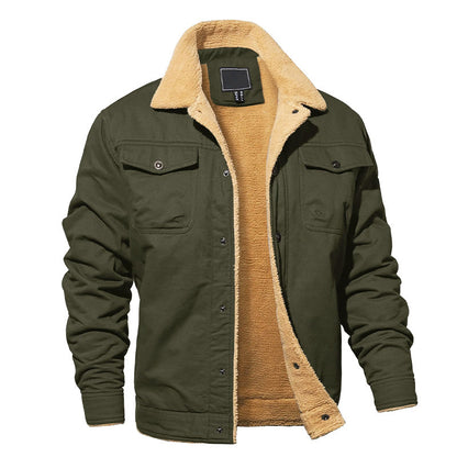 Veste polaire chaude Femme Coton Style Cargo