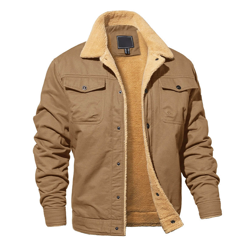 Veste polaire chaude Femme Coton Style Cargo