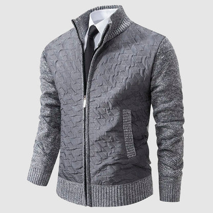 Robe en maille élégante avec col montant