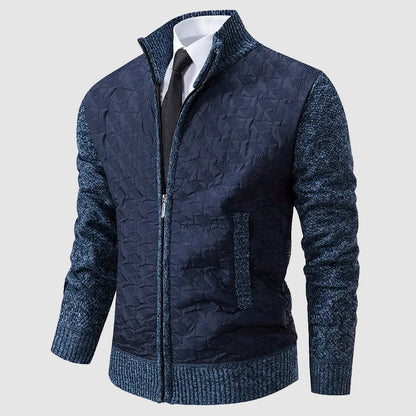 Robe en maille élégante avec col montant