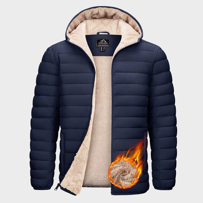 Veste matelassée déperlante, intérieur polaire chaude