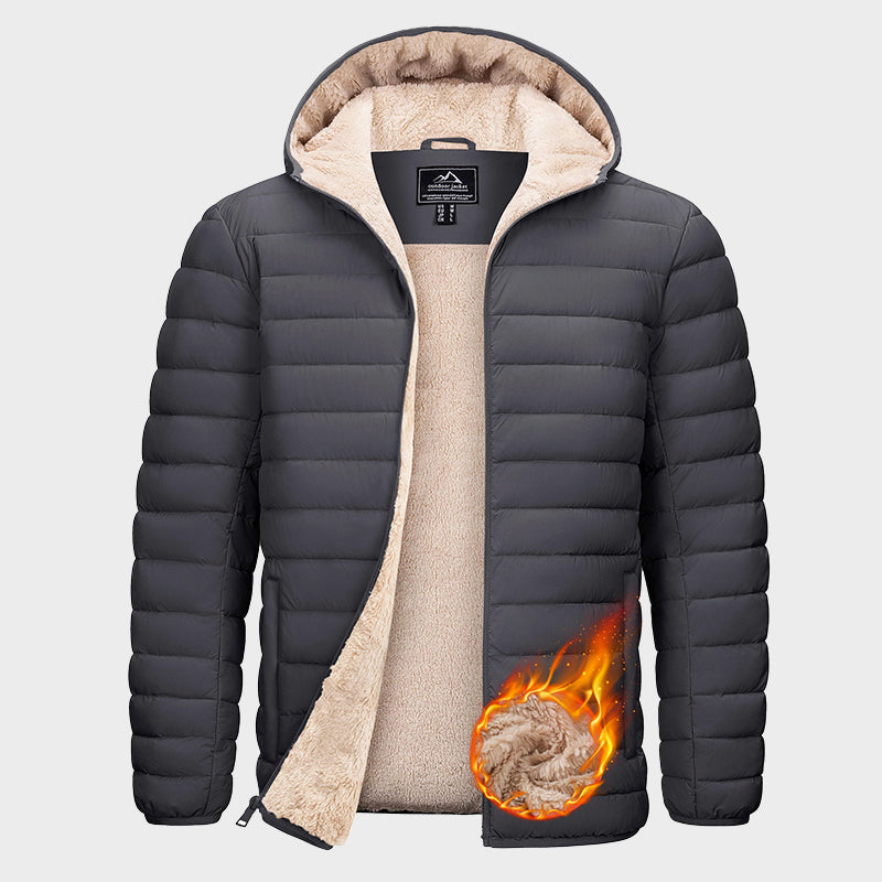 Veste matelassée déperlante, intérieur polaire chaude