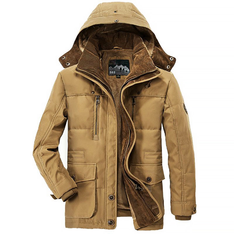 Blouson d'hiver doublé chaud Capuche Polaire