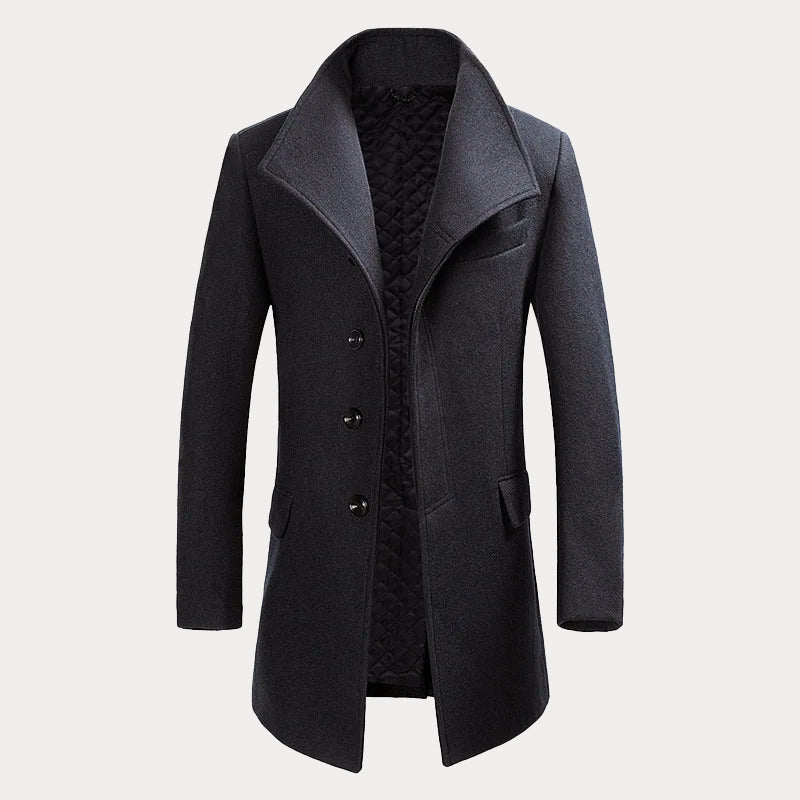 Robe d'hiver chaude en laine mérinos pour femme