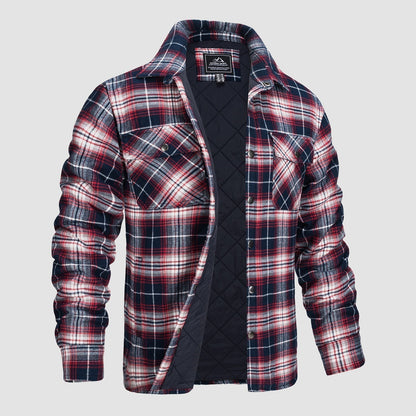 Chemise en flanelle pour homme Chaude et confortable