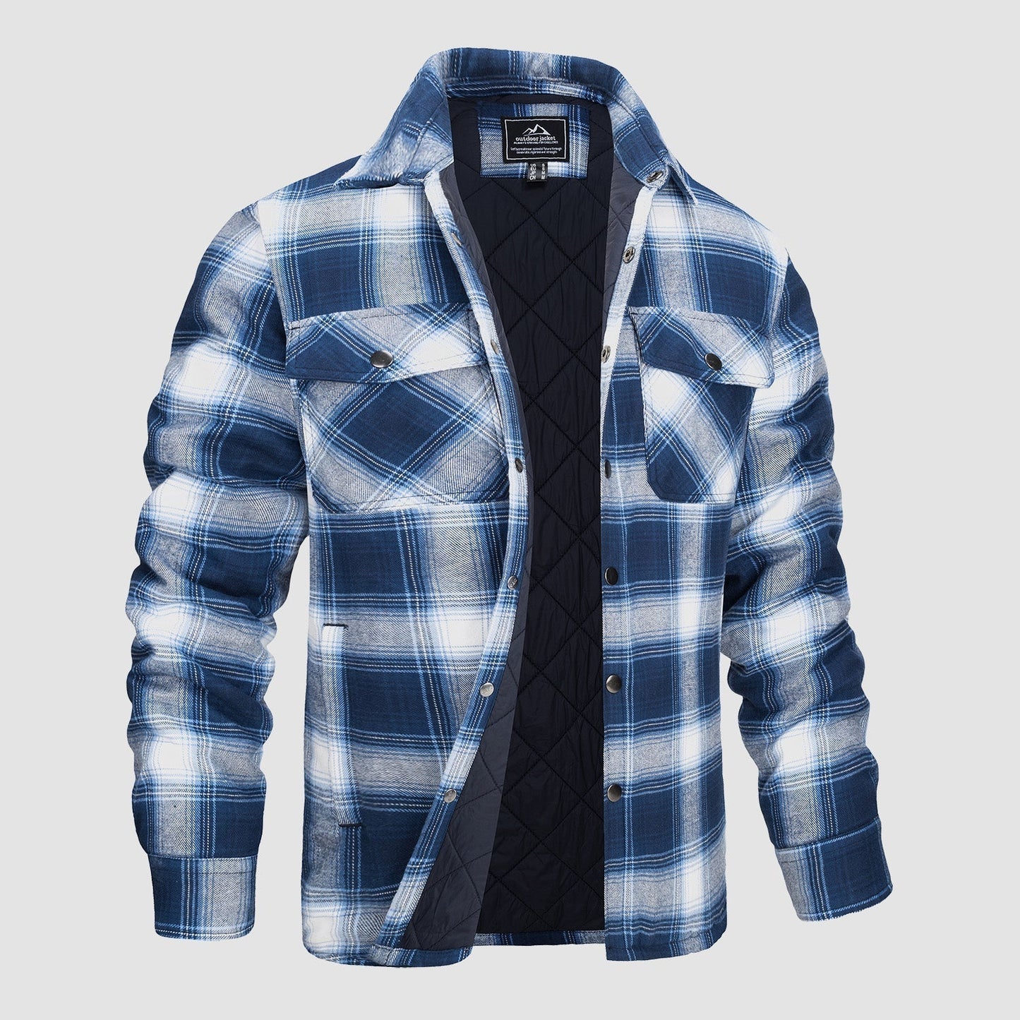Chemise en flanelle pour homme Chaude et confortable