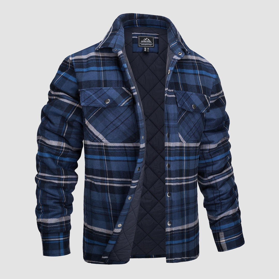 Chemise en flanelle pour homme Chaude et confortable