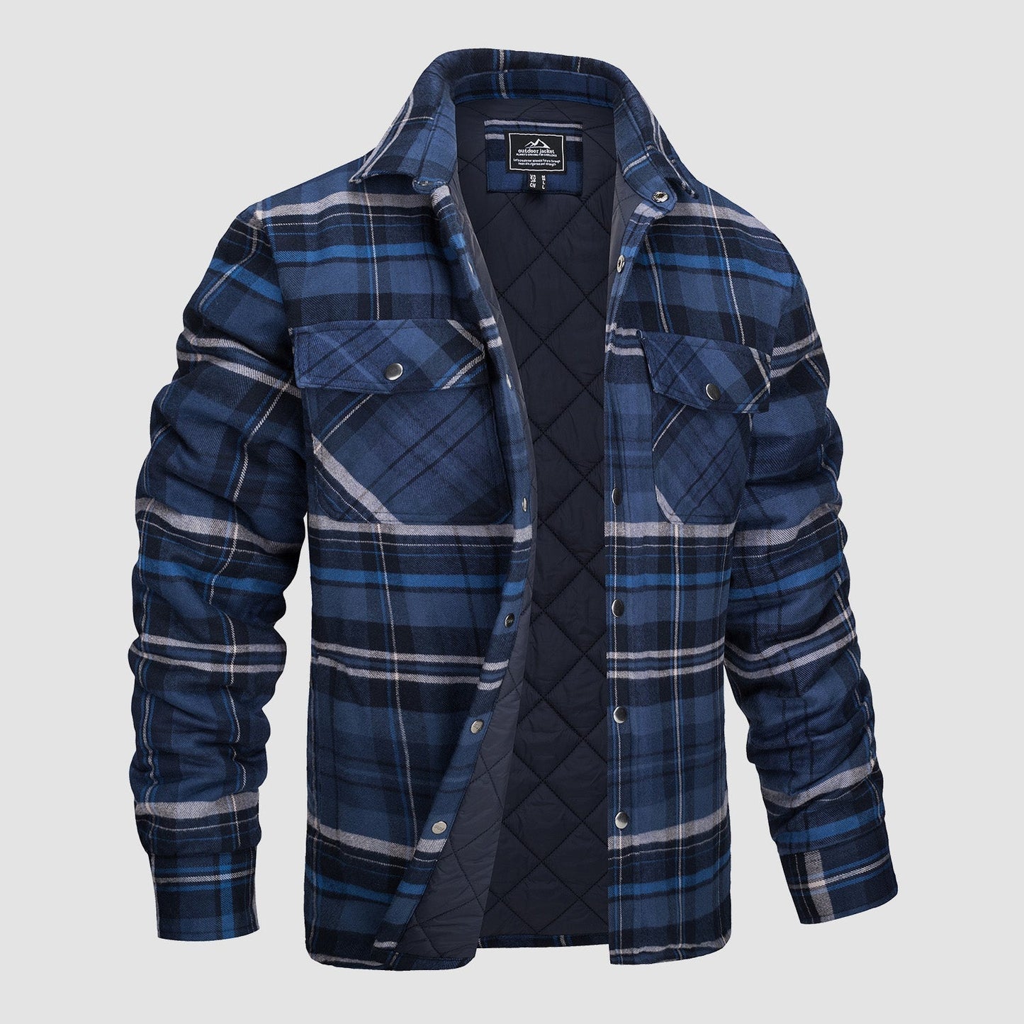 Chemise en flanelle pour homme Chaude et confortable