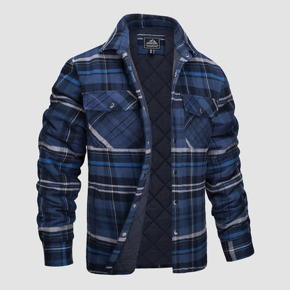 Chemise en flanelle pour homme Chaude et confortable