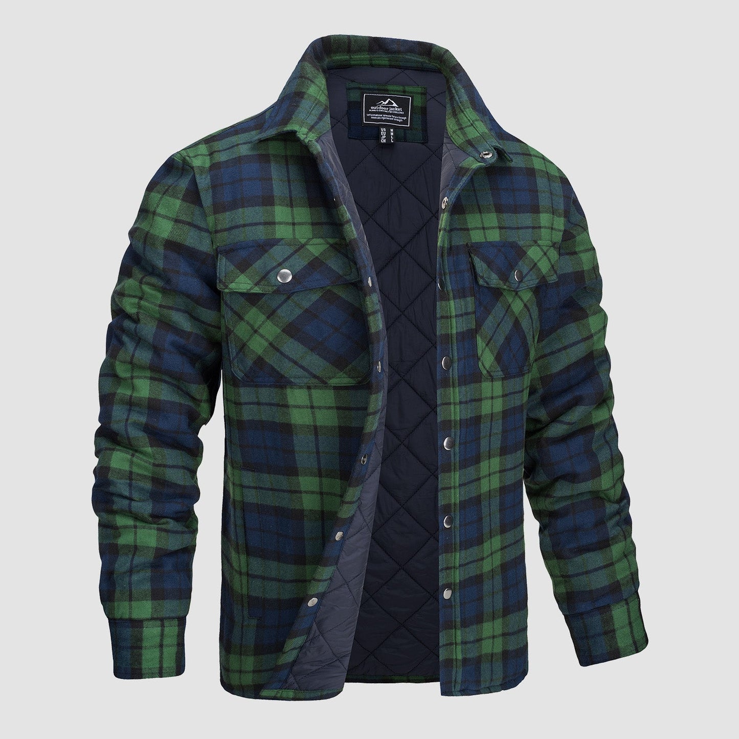 Chemise en flanelle pour homme Chaude et confortable
