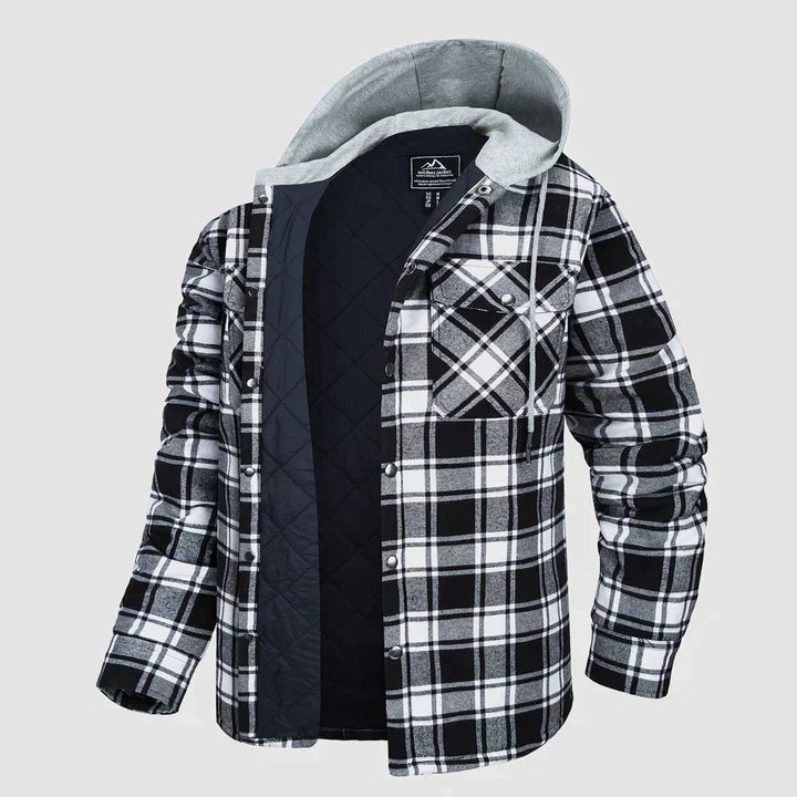 Harrison - Veste d'hiver chaude en flanelle pour homme